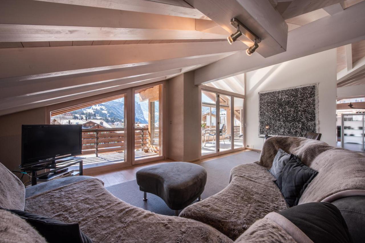 Chalet Schneehoren Penthouse Βένγκεν Εξωτερικό φωτογραφία