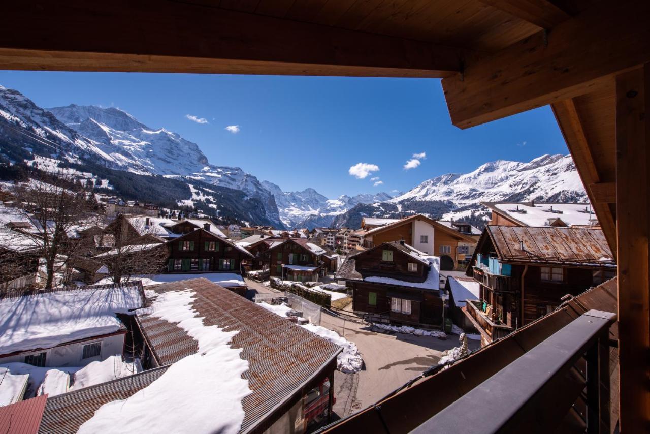 Chalet Schneehoren Penthouse Βένγκεν Εξωτερικό φωτογραφία